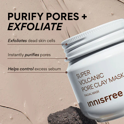 Innisfree Super Volcanic Pore Clay Mask - 100ml